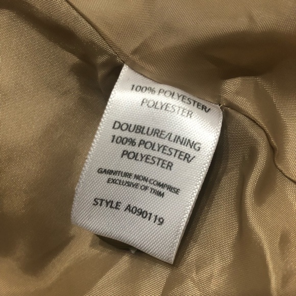 Beige lightweight short trench coat/Jacob/Size S - Picture 7 of 8